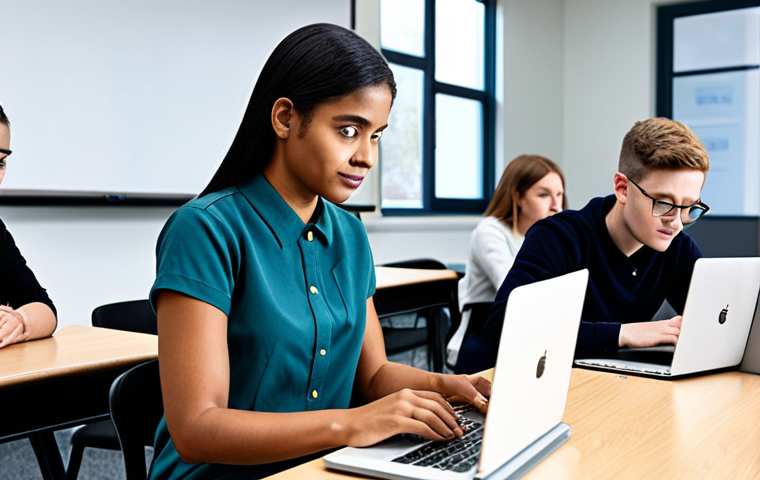 AI 윤리와 AI 윤리적 AI 학습 방법 - **

"A diverse group of students in a modern classroom, fully clothed in appropriate attire, learnin...