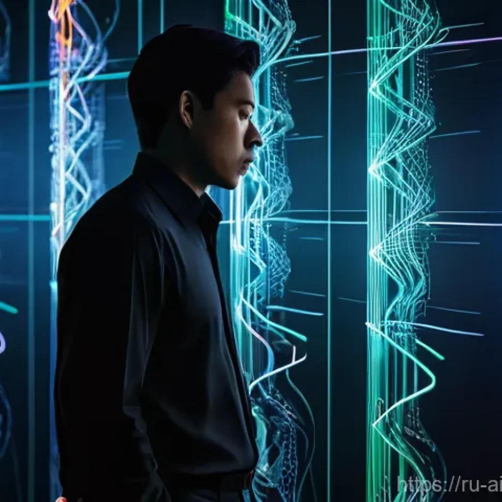 AI 윤리와 AI 투명성 - **AI Transparency: The Unveiled Black Box**
    A thoughtful individual, appearing as a professional...